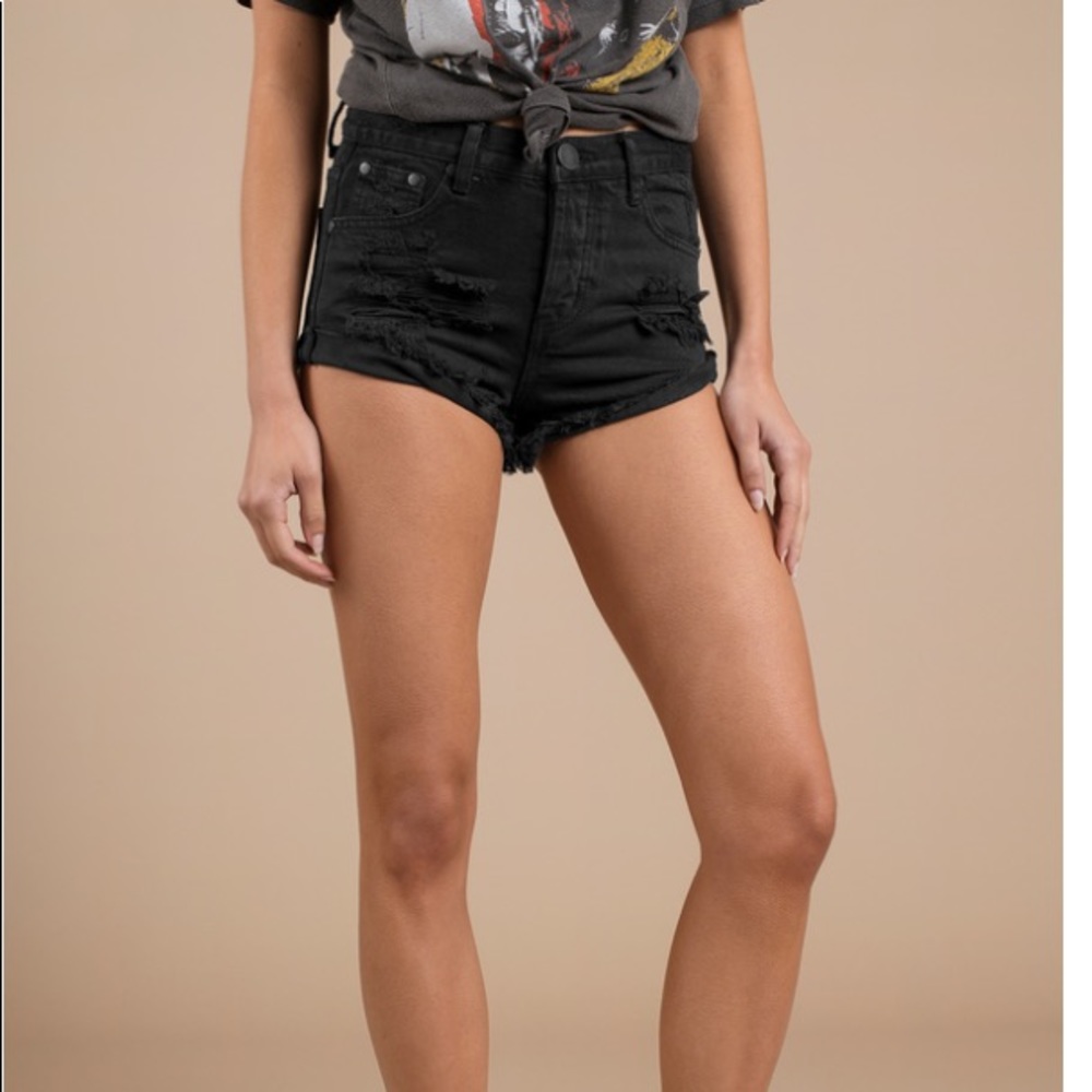 Cotton on high rise ripped jeans